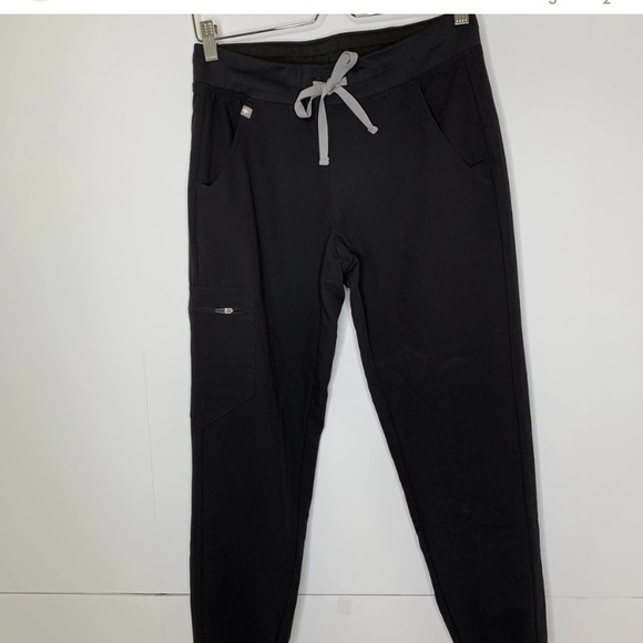 FIGS ZAMORA JOGGER SCRUB Black Size XSmall Petite - Picture 6 of 7